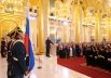 Владимир Путин во время церемонии инаугурации в Кремле.