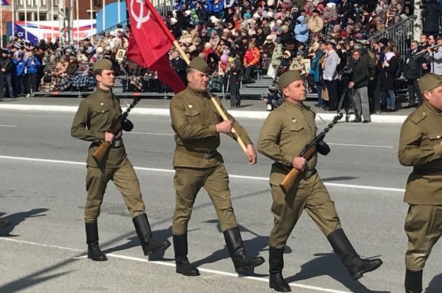 В День 73-ей годовщины празднования Победы в Ханты-Мансийске 9 мая 2018
