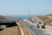 Одна из развязок автодорожного подхода к Крымскому мосту. 26 апреля 2018 года.