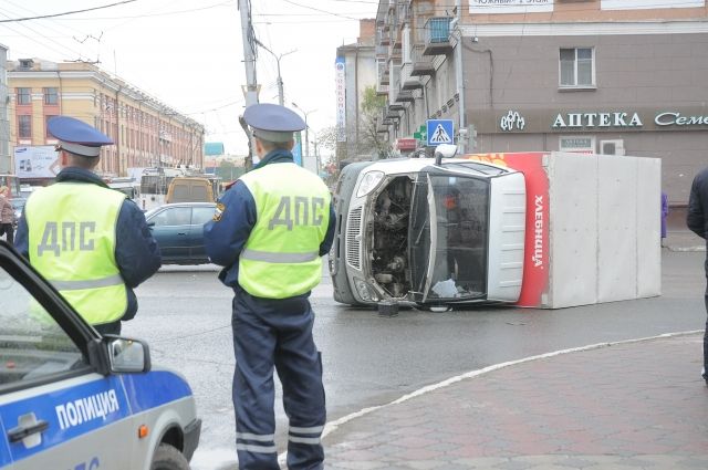 Аварии на дорогах Омска.