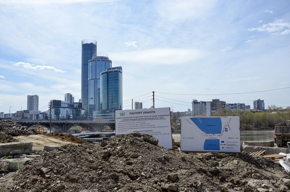 Строительная площадка Макаровского моста.