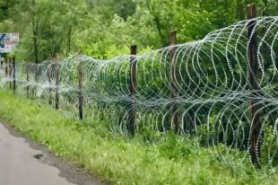 В Украине поставили забор на границе с Румынией
