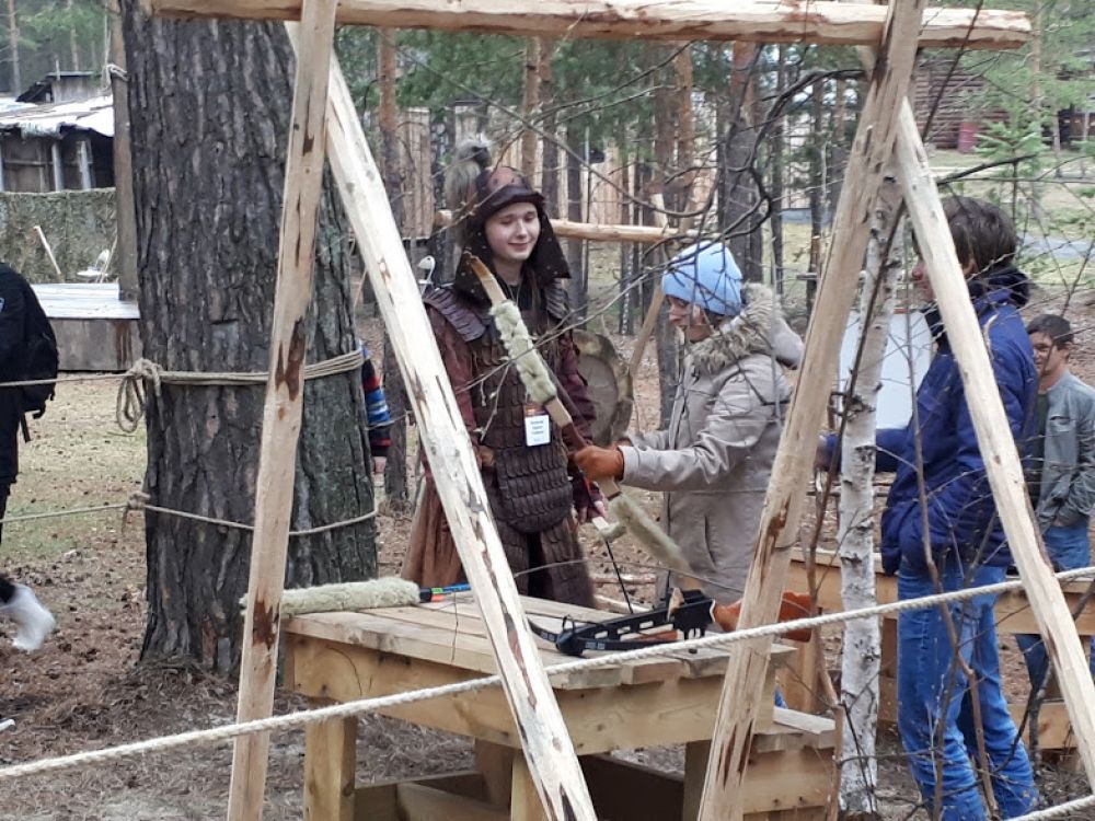 Стрельбище сибирского средневековья. Интерактивная площадка