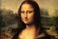 Фрагмент картины Леонардо да Винчи «Джоконда».