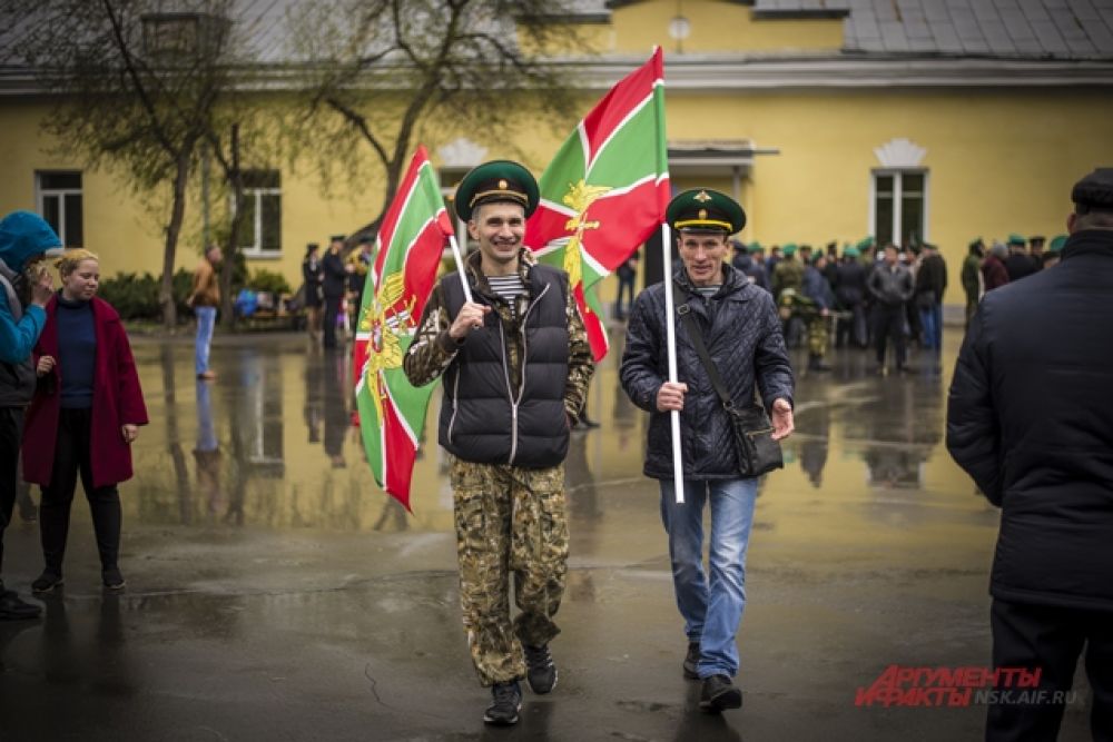 День пограничника в Новосибирске.