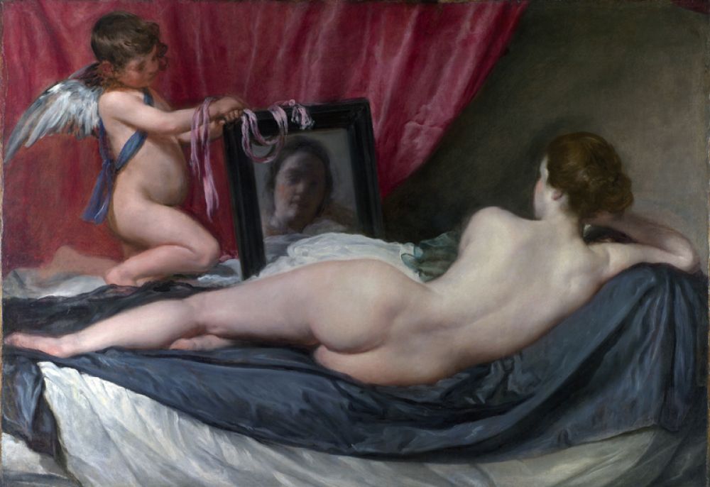 Диего Веласкес «Венера с зеркалом» (1647–1651). Нападение на «Венеру с зеркалом» стало политическим актом. Суфражистка Мэри Ричардсон в 1914 году хотела отомстить за арест своей сподвижницы и порезала картину. Она отсидела шесть месяцев, а «Венеру» удалось отреставрировать.