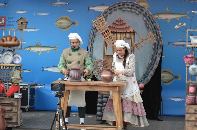 Иркутские актёры выступили на открытых площадках Москвы.
