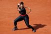 Серена Уильямс играет против Кристины Плишковой в первом раунде Открытого чемпионата Франции по теннису «Ролан Гаррос», Париж, Франция. 