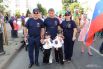 Братья Аскольские и их родственники пришли на парад в форме полиции.