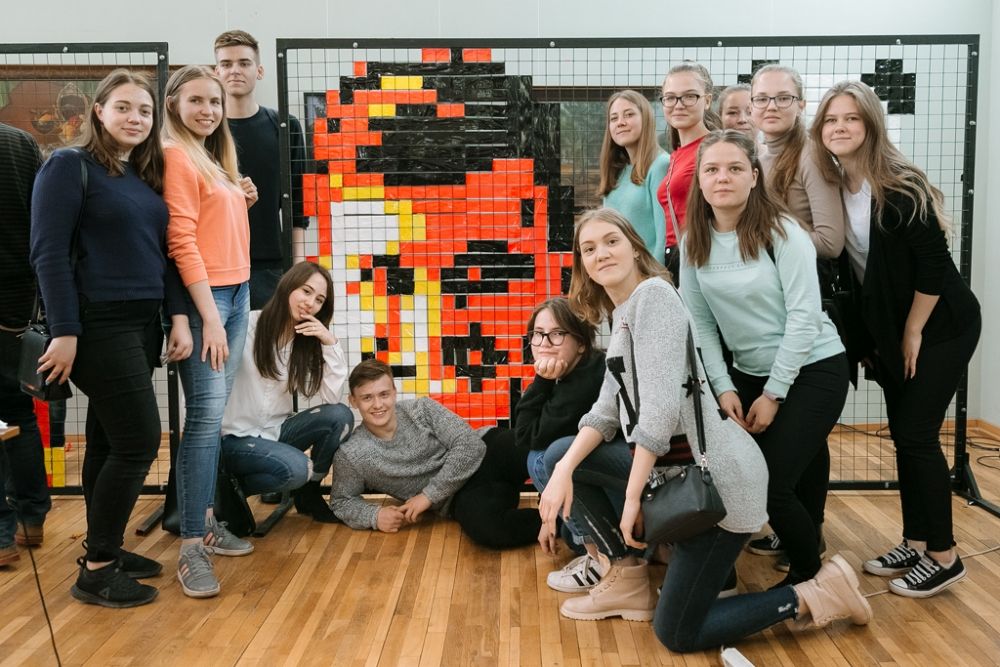 Собственный арт-объект пермских юных экологов.