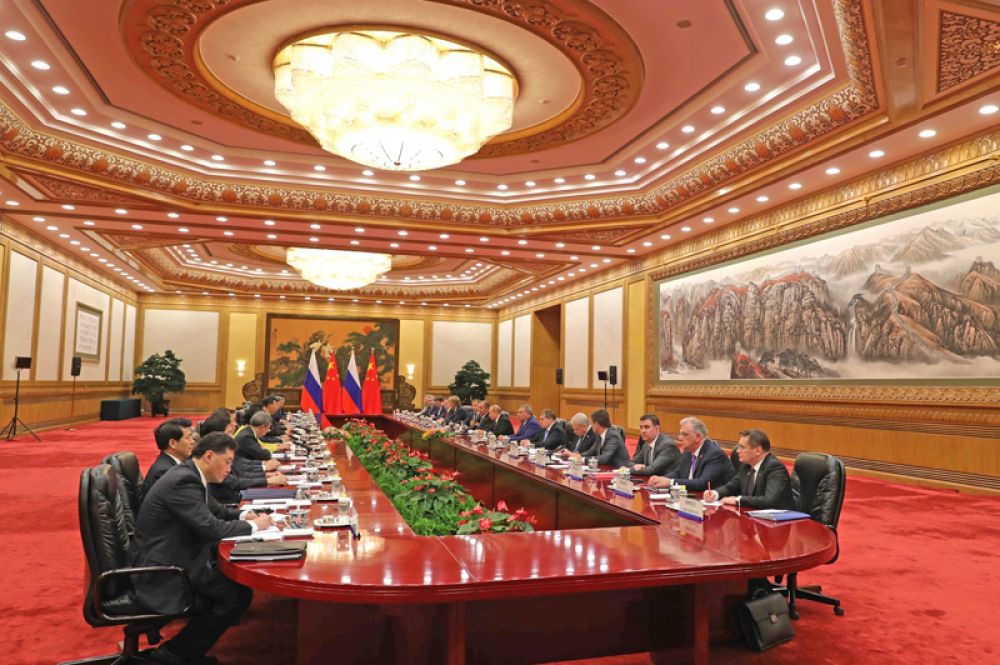 Российско-китайские переговоры в Пекине.