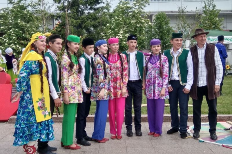 Участники фестиваля «Мост Дружбы». День города-2018 в Тюмени.
