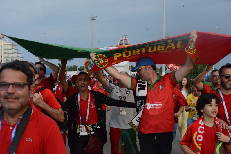 У сборной Португалии тоже немало поклонников.