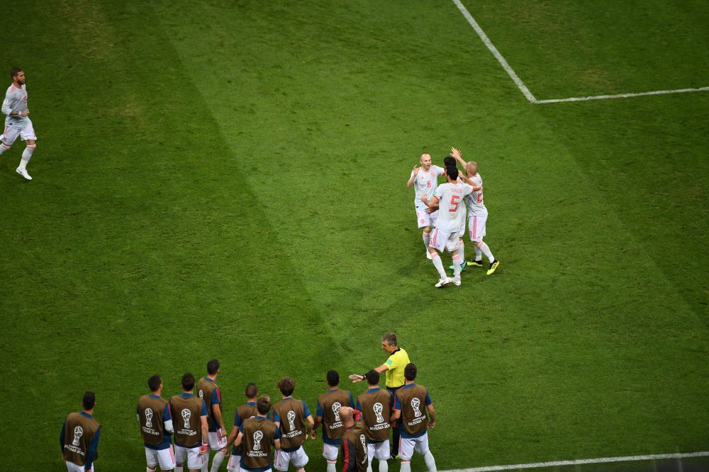 Испанцы сравняли счёт после гола Роналду.