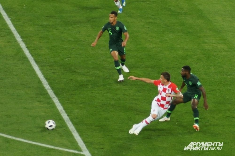Матч Нигерия-Хорватия.