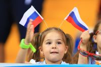 За сборную России переживают даже самые маленькие болельщики.