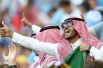 Немногочисленные болельщики сборной Саудовской Аравии тем не менее обращали на себя внимание.