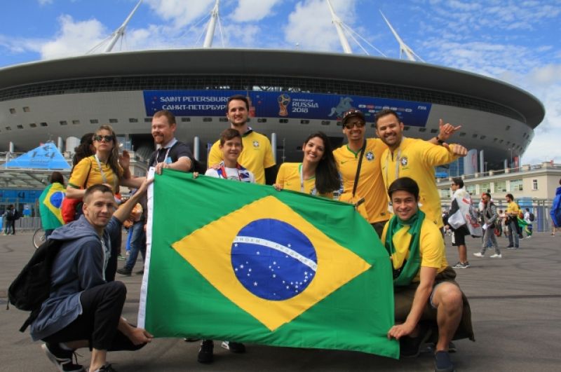 Бразильцы верят в победу своей сборной.