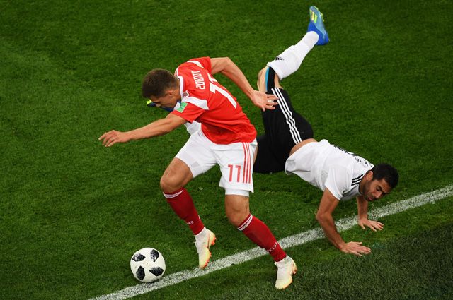 Матч группового этапа чемпионата мира по футболу между сборными России и Египта.