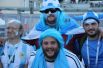 Фанаты Аргентины пришли на стадион в цветах сборной.