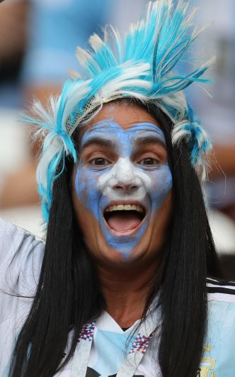 Ирокезы - еще одна популярная у болельщиков Аргентины тема.