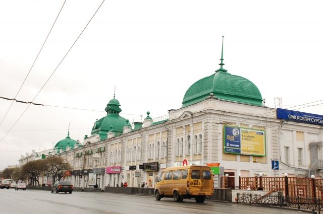 Московские торговые ряды открылись в Омске больше ста лет назад.