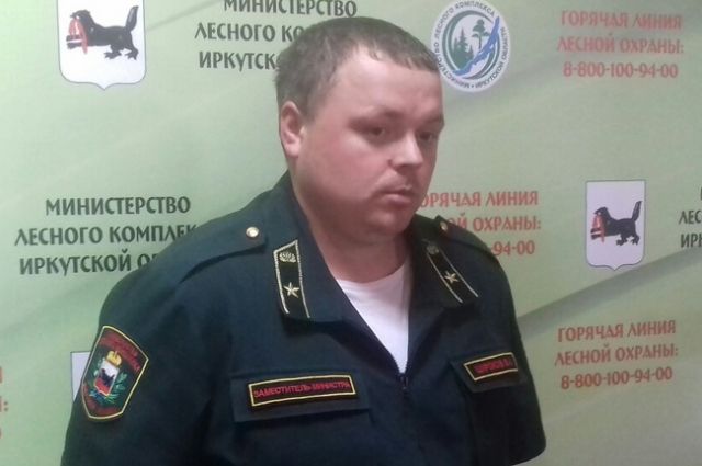 Замминистра лесного комплекса Иркутской области Валентин Широков.
