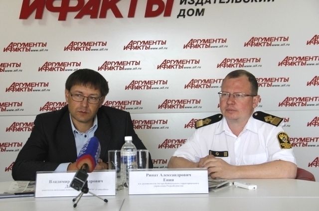 Владимир Давыдков и Ринат Енин.