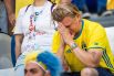 Слёзы фаната сборной Швеции.