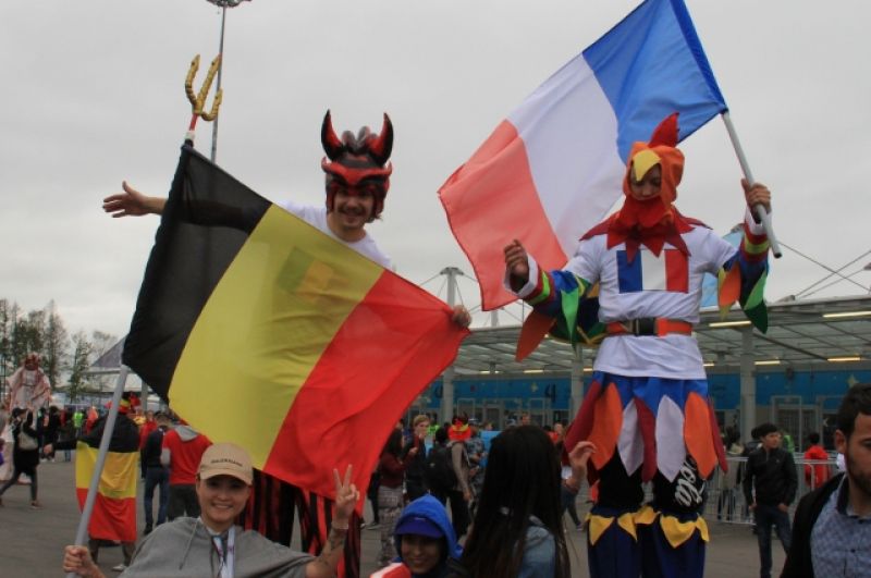 Бельгия и Франция встретились в полуфинале ЧМ-2018.