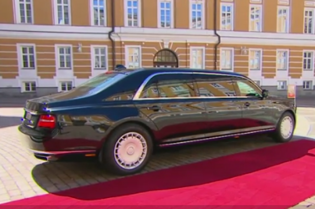 На инаугурации Владимира Путина был представлен первый лимузин