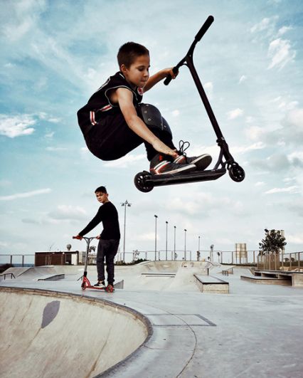 Дина Альфаси, Израиль. 2-е место в категории «Дети». Дети в скейт-парке Хайфы. Снято на iPhone X.