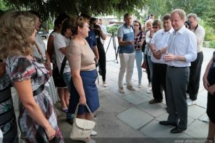 Рабочий визит Виктора Томенко в Романовский район
