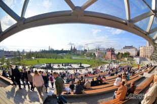 В парке «Зарядье».