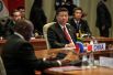 Председатель КНР Си Цзиньпин во время встречи лидеров БРИКС в узком составе.
