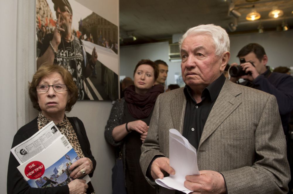 Актриса Лия Ахеджакова и писатель Владимир Войнович.