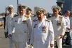 Владимир Путин поздравил моряков и сказал, что «вот уже более трёх столетий отечественный флот утверждает статус России как мощной морской державы».
