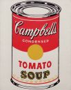 В начале 60-х Уорхол создал цикл работ с изображением консервных банок супа «Кэмпбелл». Первоначально плакаты художник рисовал сам, а позже начал печатать их методом шелкографии.