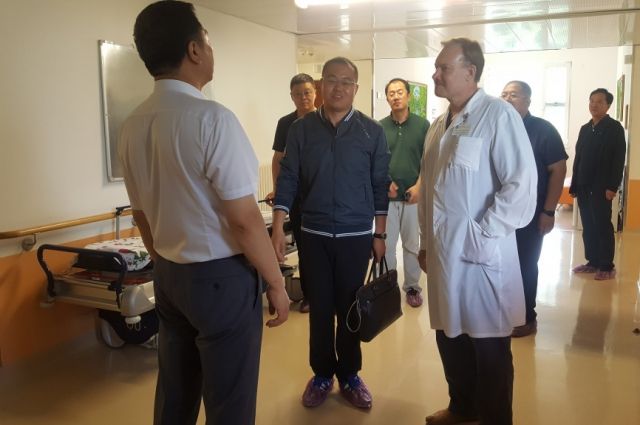 Китайская делегация посетила Федеральный центр сердечно-сосудистой хирургии.
