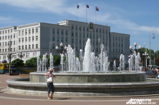 В центре Калининграда в день ВДВ отключили городские фонтаны.