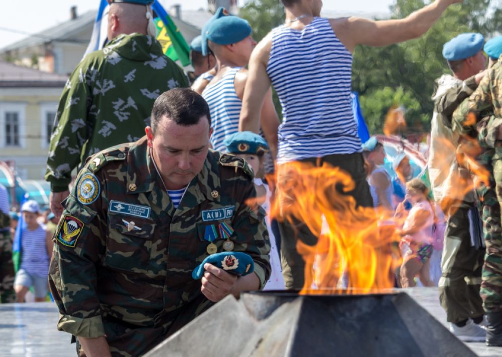День ВДВ в Казани.
