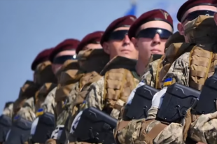 Под Киевом военные провели репетицию ко Дню независимости