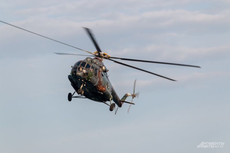 Мастерство продемонстрировали выпускаемые в Казани вертолеты Ми-8.