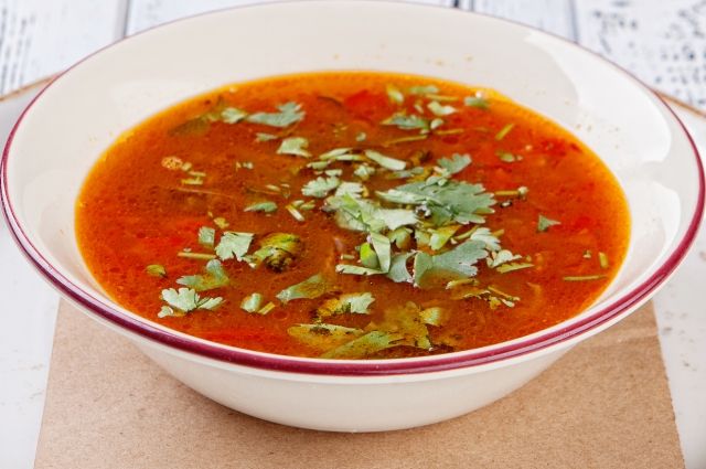 Харчо с ткемали и орехами рецепт – Грузинская кухня: Супы. «Еда»