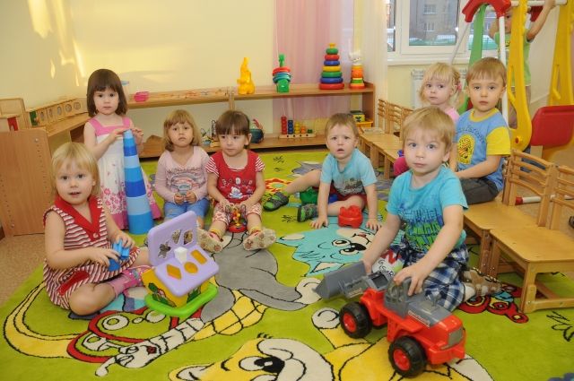 В детских сада открывают группы детей от одного года.