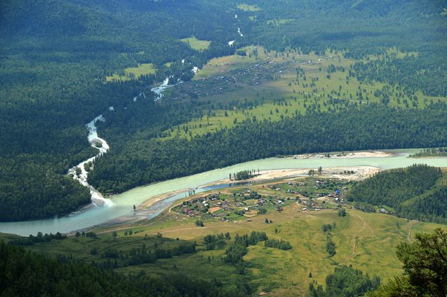 Река Катунь Горный Алтай