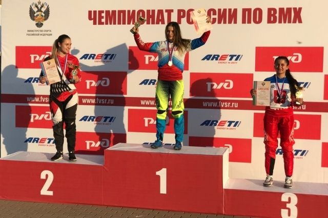 Победители и призеры чемпионата России по велоспорту-ВМХ.