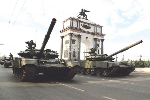 В Курск приехали военные практически со всего Западного округа.