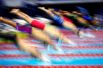Азиатские игры-2018. Пловцы на соревнованиях по фристайлу на 400 метров среди мужчин, Джакарта, Индонезия.