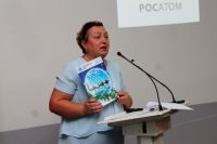 Ольга Горская представила отчет РоАЭС по экологической безопасности.